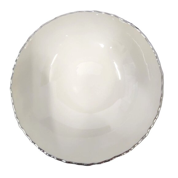 Lenox Rosedale Fine China Serving Bowl 9" Mint Condition Blue Rose - Picture 5 of 8